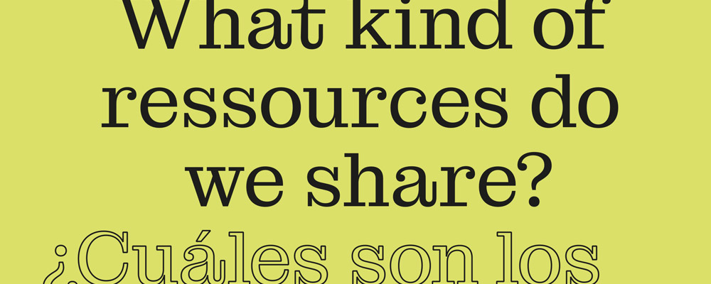 What Kind of Ressources Do We Share?
